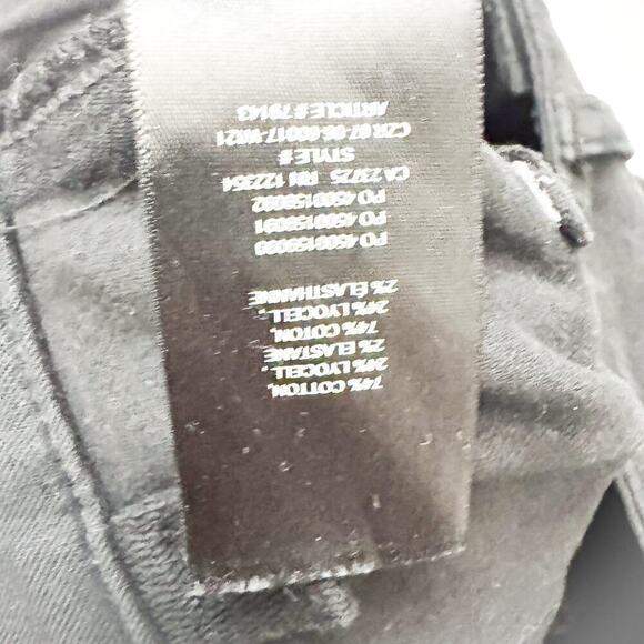 Wilfred Free Black Straight Leg Carpenter Utility Pant Style Denim Jeans SIze 00 - Picture 7 of 9